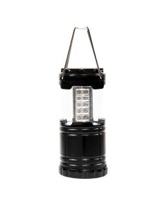 Battery-powered camping light, black