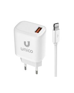 Karikues + fishë, Unico, HC4470, 18 W, hyrje USB, fishë USB - Lightning
