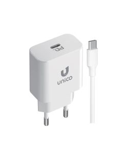 Karikues + fishë, Unico, HC2349, 20 W, hyrje Type-C, fishë Type-C - Type-C