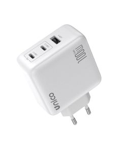 Kokë karikuesi, Unico, HC6135, 100W, 3 hyrje USB dhe Type-C, ngjyrë e bardhë