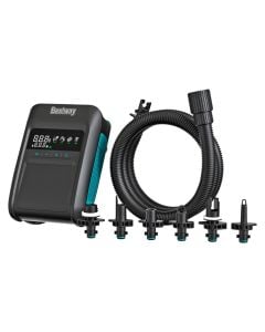 Pompë fryrëse elektrike, Bestway, 12V, 75-250 l/min, 20 PSI, 22x16x9 cm, ngjyrë e zezë