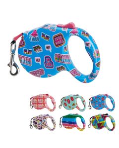 Dog lead rope, Dogs Collection, 3m, 10 kg, mixed colors