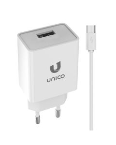 Karikues + fishë, Unico, HC2616, 2.4 A, hyrje USB, fishë USB - Type-C