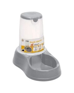 Pet food container, Stefanplast, 28.5x18.5x22h cm, 1.5 L, gray color