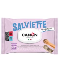 Wet wipes for pets, Camon, 40 pieces, 20x30 cm, Sea breeze scent