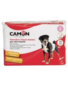 Pampers for dogs, Camon, size S, Ø 30/46 cm, 12 pieces