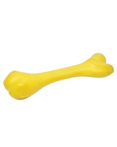 Lodër për qen, Love Story, 21 cm, material gome, formë kocke, ngjyrë e verdhë