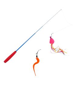 Lodër argëtuese për mace, Love Story, e zgjatëshme, H38-93 cm, ngjyra mikse