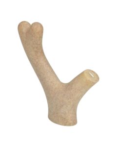 Lodër për qen, Love Story, 15x12x7 cm, material PP dhe fibra druri, formë druri, shije dreri, ngjyrë kafe