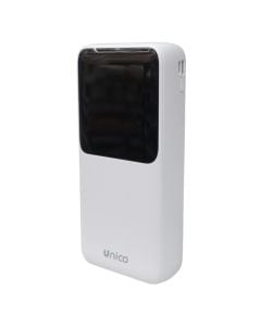 Powerbank 4 in 1, Unico, PB1703, 20000mAh, 10 W, micro USB, Type-C, Lightning, white