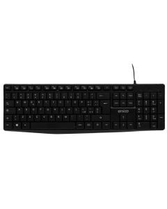 Keyboard, Unico, KB2592, 1000 DPI, 130 cm cable, black color