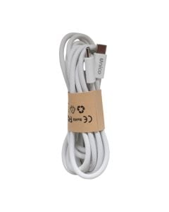 Data transfer cable, Unico, CB1399, 240W, Type-C - Type-C, 200 cm, white