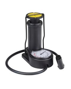 Mini foot bicycle pump, Dunlop, 12 bar, 8x12x15 cm