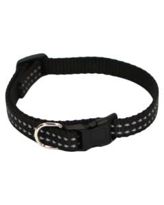 Qafore për qen, Love Story, poliestër, 25-35 cm, ngjyrë e zezë