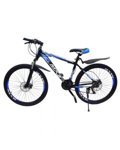 Bicycle, 26 ", MXB, Shimano, 7 gears, with disc brakes, black with blue