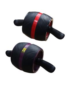 Roller for fitness exercises, rubber with steel springs