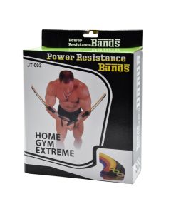 Resistance band for physical exercise, physical therapy, outdoor exercises, 5 pieces