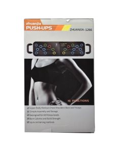 Push ups bars, with 16 variations