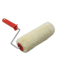 Roll with natural sheep wool, Size: 25 cm