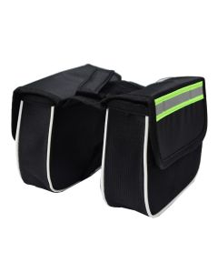 Side luggage for bicycles, 2x15cm, polyester