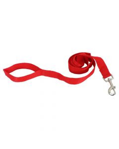 Leading for dog, Cocco, 120 cm, nylon, medium large, red