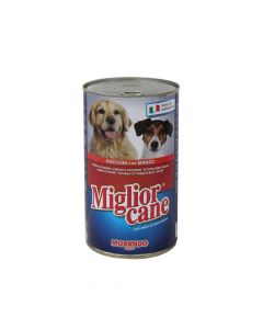 Dogs food, Miglior Cane, with beef canned, 1250 gr