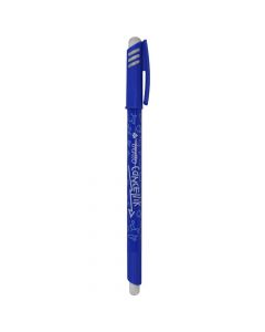 Ballpoint pen 1 with rubber blue