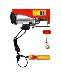 Electric winch, PA1000A, with dashboard, 500 -1000 kg, 230 volt, 1.6 kw, Ø5.6 mm, 12 m