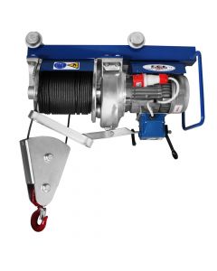 Electric winch, T500E, with lever, 500 kg, 380 volt, 2.5 kw, Ø7 mm, 30m