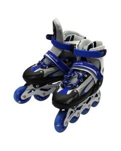 Inline Skates with 4 weels blu, Nr 31-34