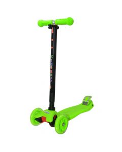 Scooter kids, Maxi, S910Ze, wheels with led, green