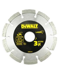 Diamond disc, Dewalt, 125x7.5x22.2 mm, concrete/granite