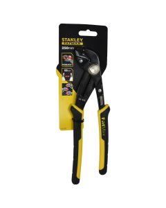 Plumber pliers, STANLEY, chrome-vanadium, yellow, 250 mm