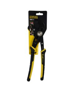 Plumber pliers, STANLEY, chrome-vanadium, yellow, 300 mm