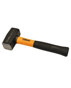 Mason club hammers, plastic shafts, Size:1.5kg, Material:Steel/Wood handle