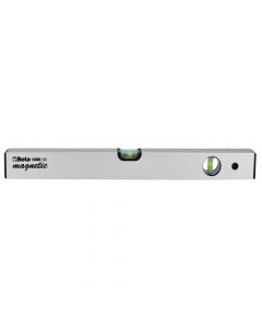 Spirit level with magnetic bases,2 unbreakable vials accuracy: 1 mm/m, Size:500mm, Material:Anodized Aluminium