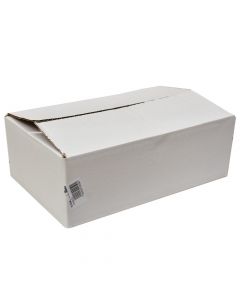 Kuti kartoni, 18 x 28 x H 10 cm, e bardhe