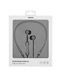 Wireless headphones, Miniso,  HD sound, 3.8 h muzike, water resistant, mixed colors