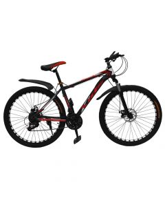 Bicycle, Xids, 26 ", black, with discophrenic, 7 gears, with shock absorber, Shimano transmission