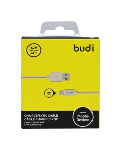 Kabell karikimi,Budi, M8J012-BLK, Micro USB, 1.2 m
