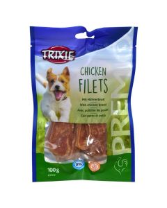 Ushqim snack, Trixie, Chicken Fillets, 31532, per qen, 100 gr