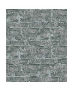 Leter muri, Erismann, Fashion for walls 3, 10.05x0.53 m, floral, gri and black, 10222-15