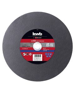 Disk preres per sharre bango metali, KWB, 355 x 25.4 x 3.2 mm