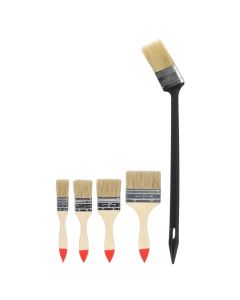 Set with paint brushes, Fx Tools, 5 pieces, wooden tail