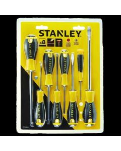 Set me kacavida, Stanley, 8 cope, PH1,  PH2,  PH0,  SL 3mm,  SL 4mm,  SL 5,5mm,  SL 6,5mm,  SL 8mm, Cr-V