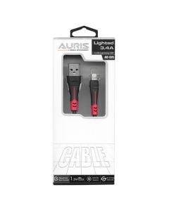 Charging cable, Auris, ARS-CB25, Iphone, 3.4 A, Fast Charger, 1.2 m