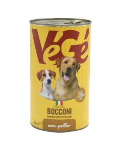 Ushqim I konservuar per qen, Vege, me mish pule, 1250 g