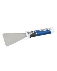 Stainless steel spatula, Color Expert, 100 mm, plastic handle