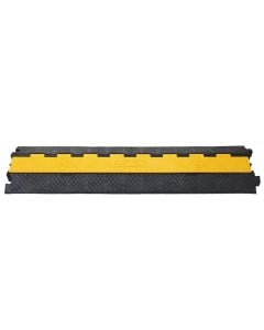 Kufizues shpejtesie dhe kanaline me kapak, plastike+gome, 5 x 25 x 100 cm