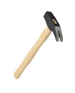 Construction hammer, 300 g, wooden handle